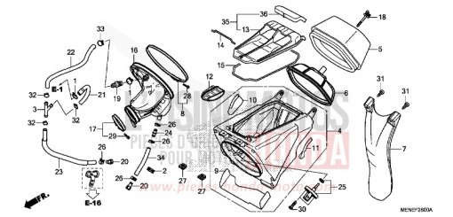 FILTRE A AIR CRF450RD de 2013